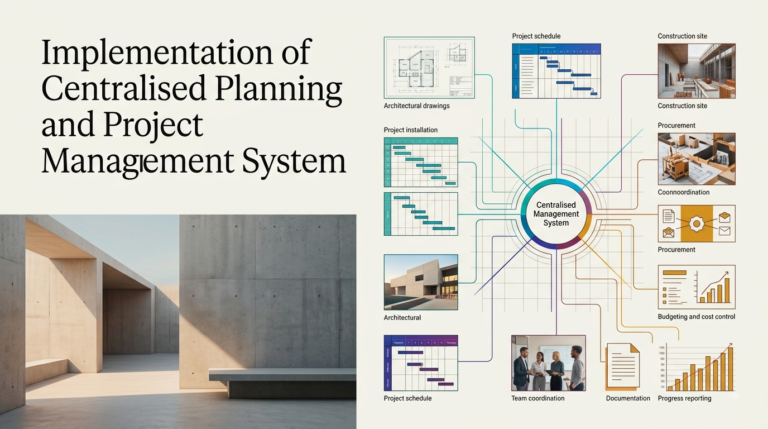 Implementation of a Centralised Planning and Project Management System -Part 1